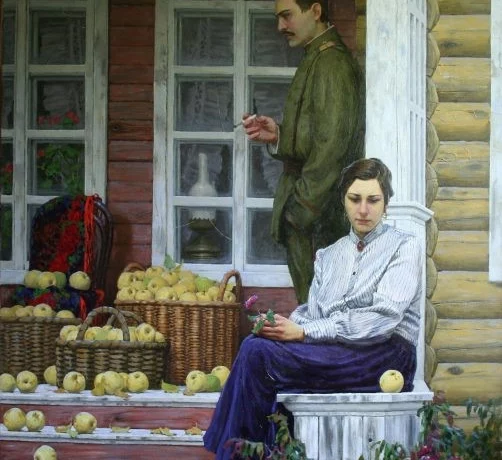 Делаем салфетку "Курская антоновка"