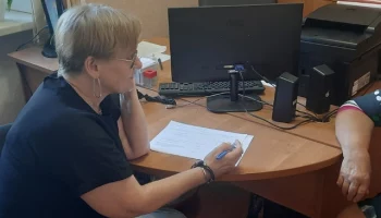 Работа выездного консультационного пункта в Советском районе Курской области