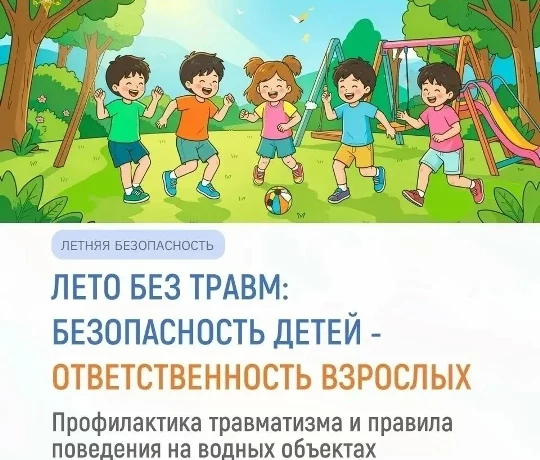 РОДИТЕЛЯМ НА ЗАМЕТКУ. БЕЗОПАСНОЕ ЛЕТО