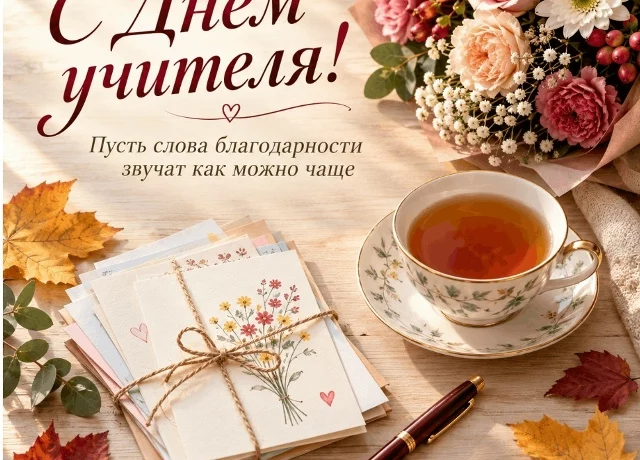 Дорогие учителя! От всей души поздравляем вас с Днем учителя! Дорогие учителя! От всей души поздравляем вас с Днем учителя!