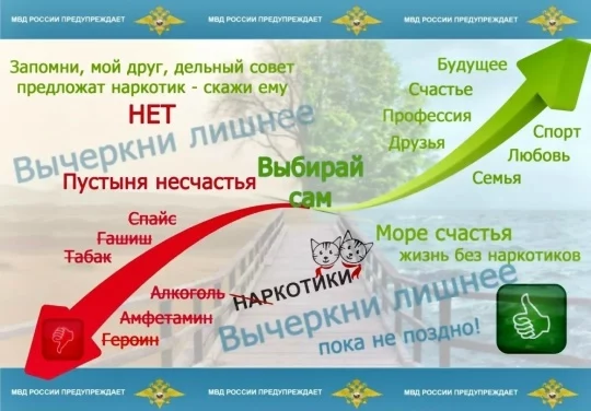 Памятка по профилактике наркомании