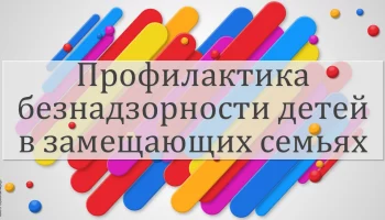 Вебинар "Профилактика безнадзорности детей в приемных семьях"