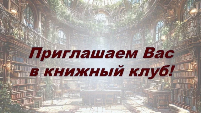 Наш книжный клуб возобновляет ежемесячные встречи!