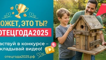 Стартует прием заявок на конкурс пользовательского видео &laquo;Отец года&raquo;