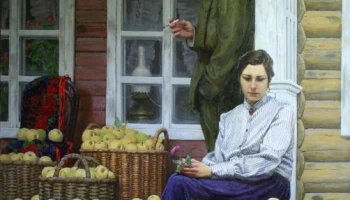 Делаем салфетку "Курская антоновка"